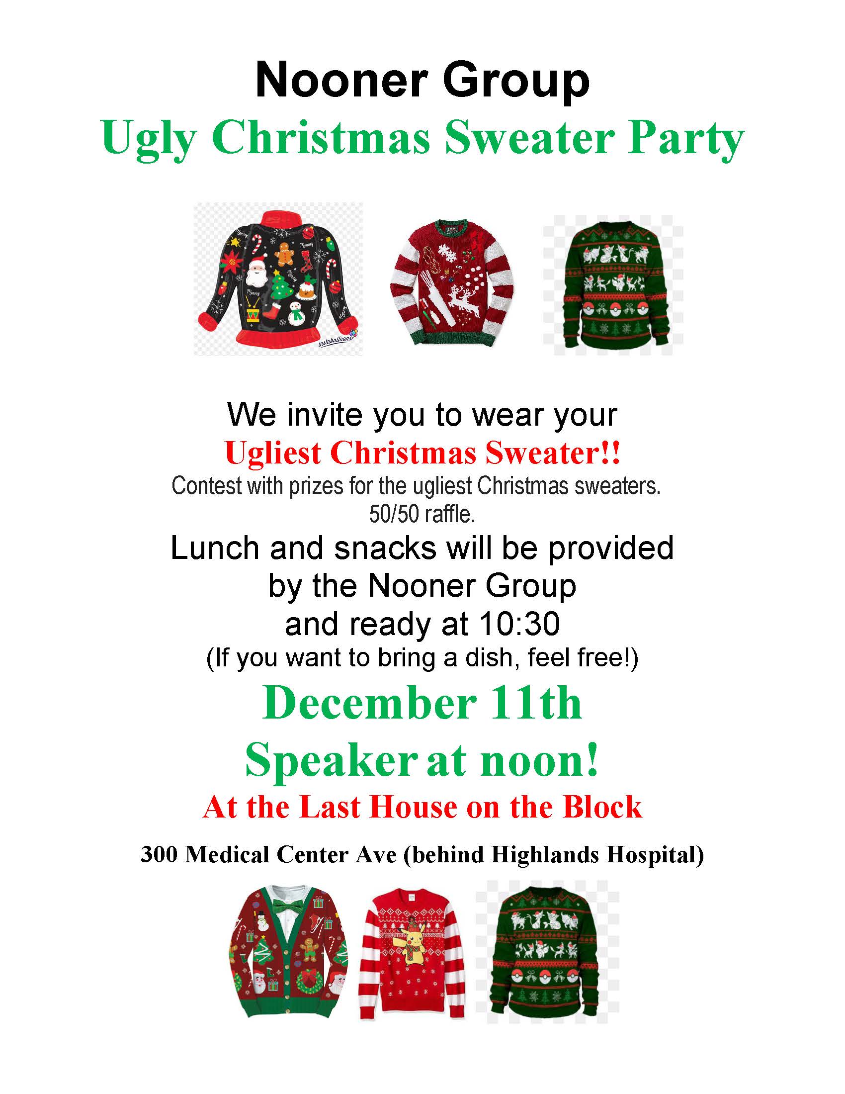 Ugly sweater hotsell contest prizes